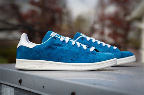 adidas stan smith blue suede